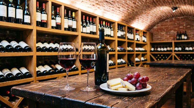 La cantina dell'osteria